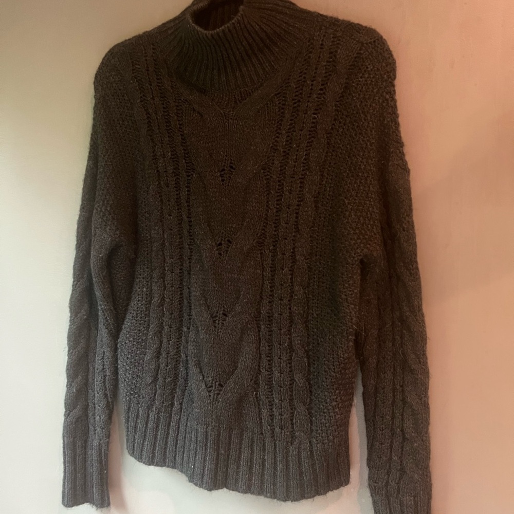 360 Sweater Women’s Turtleneck - Charcoal